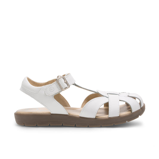 Summer Time Sandal - Big Kid White