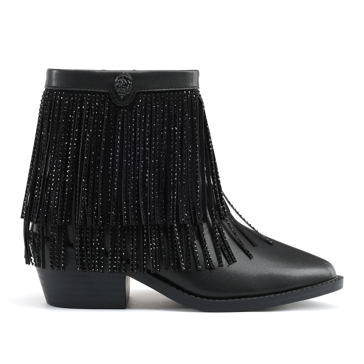 Fringe Boot - Big Kids Black