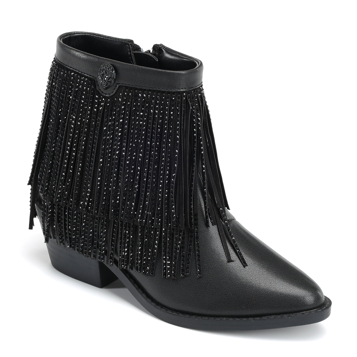 Fringe Boot - Big Kids Black