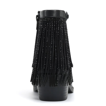 Fringe Boot - Big Kids Black