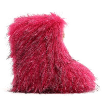 Mini Kensington Slipper Boot - Big Kids Pink