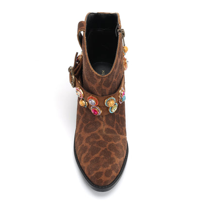 Mini Mayfair Western Boot - Big Kids Brown