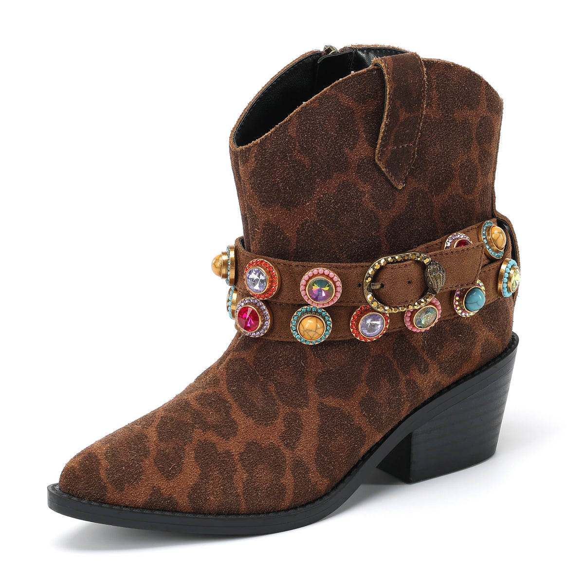 Mini Mayfair Western Boot - Big Kids Brown