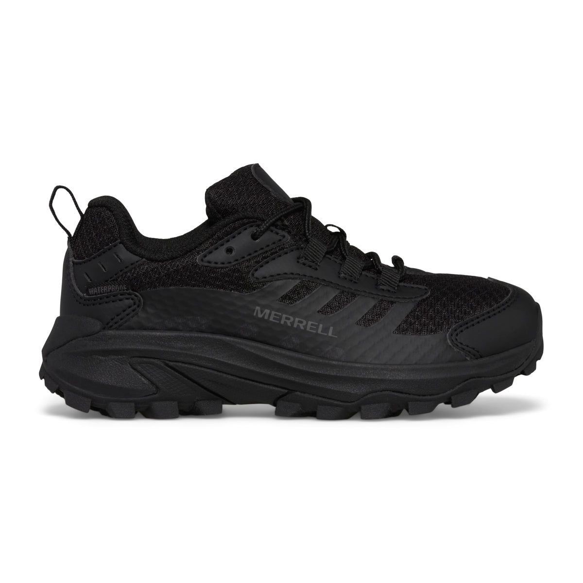 Moab Speed 2 Low Waterproof Sneaker - Big Kid Triple Black