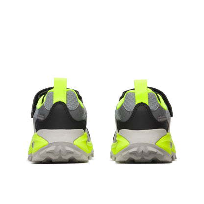 Moab Speed 2 Low A/C Waterproof Sneaker - Big Kid Grey/Black/Citron
