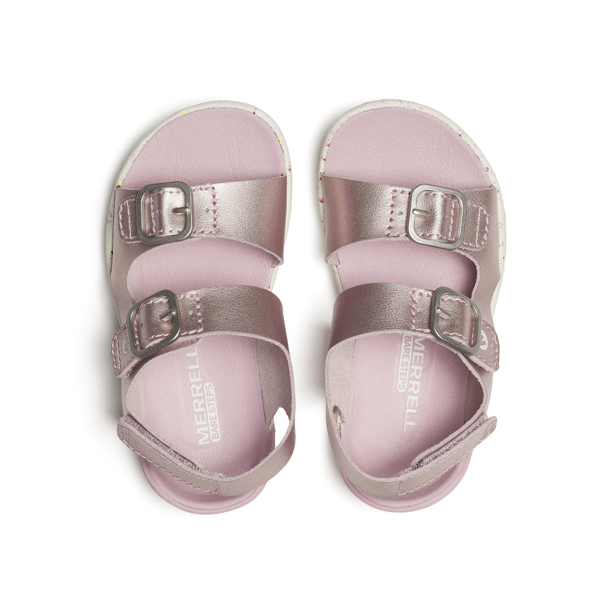 Bare Steps™ Sandal - Little Kid Lilac/Metallic