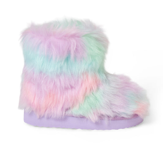 Winter Frost Slipper Boot - Big Kid Pastel Multi