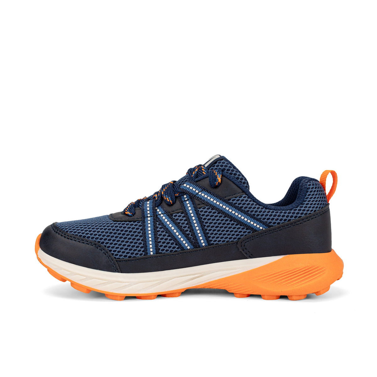 Copter Trek Sneaker - Big Kid Navy/Orange