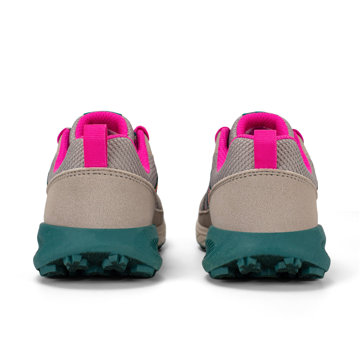 Copter Trek Sneaker - Big Kid Khaki Fuchsia