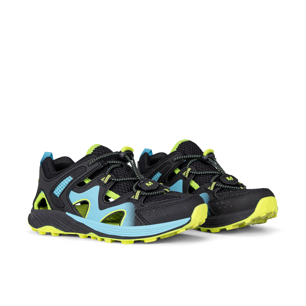 Hydro Force Sneaker - Big Kid Black/Blue/Lime
