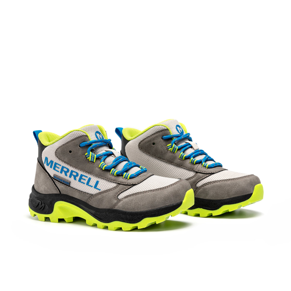 Stowe Mid Boot - Big Kid Grey/Lime