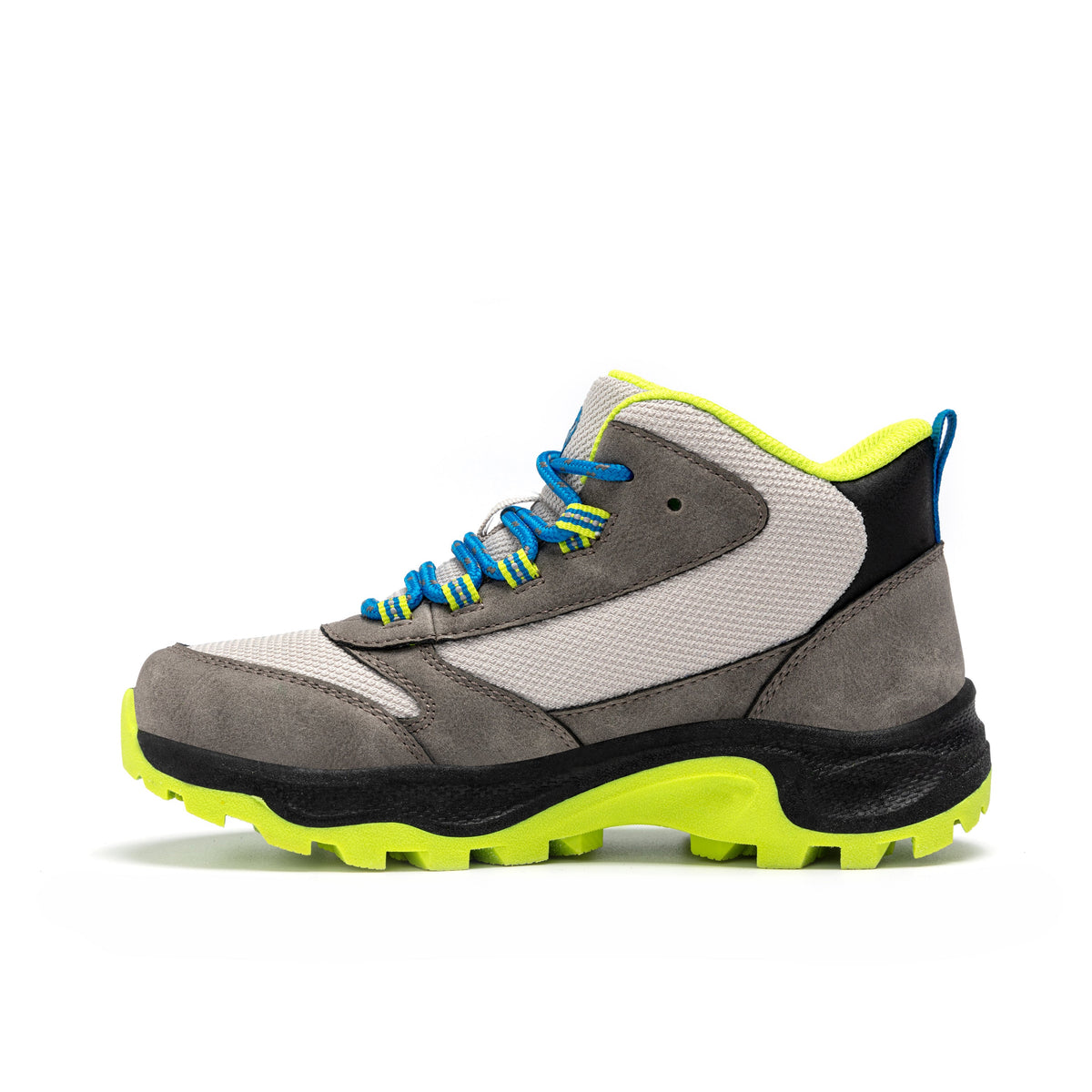 Stowe Mid Boot - Big Kid Grey/Lime