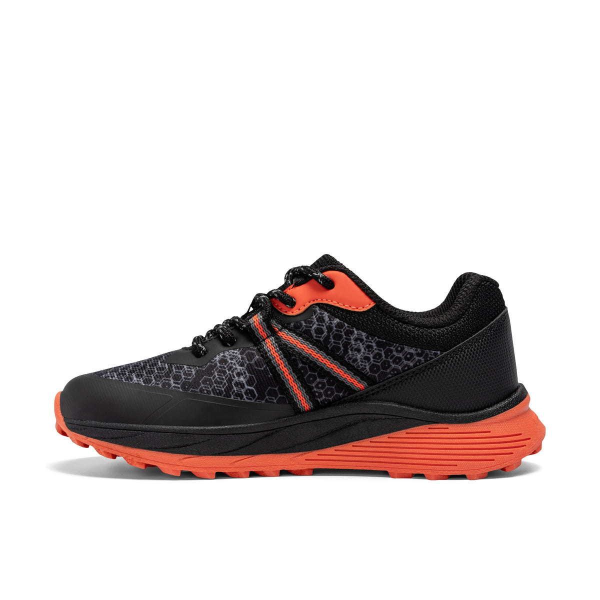 Snova Sneaker - Big Kid Black/Orange