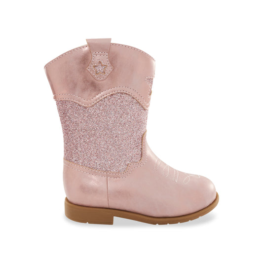 Wynona Western Boot - Big Kid Blush