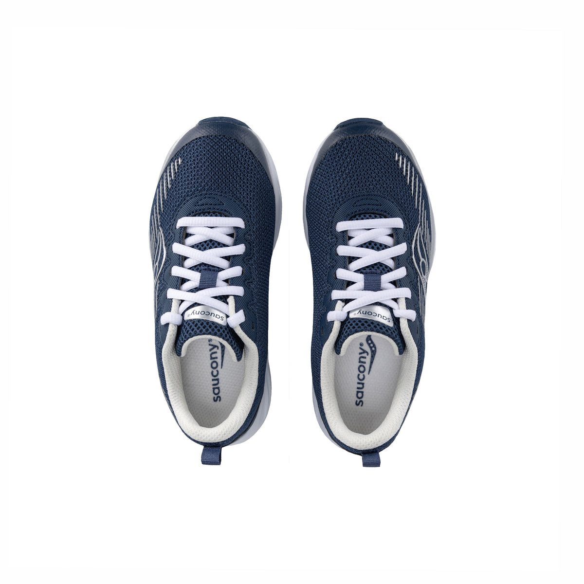 Cadence Sneaker - Big Kid Navy Silver