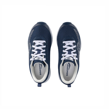 Cadence Sneaker - Big Kid Navy Silver