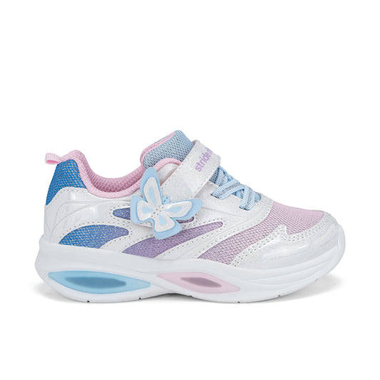 Aurora Lighted Sneaker - Big Kid White Multi
