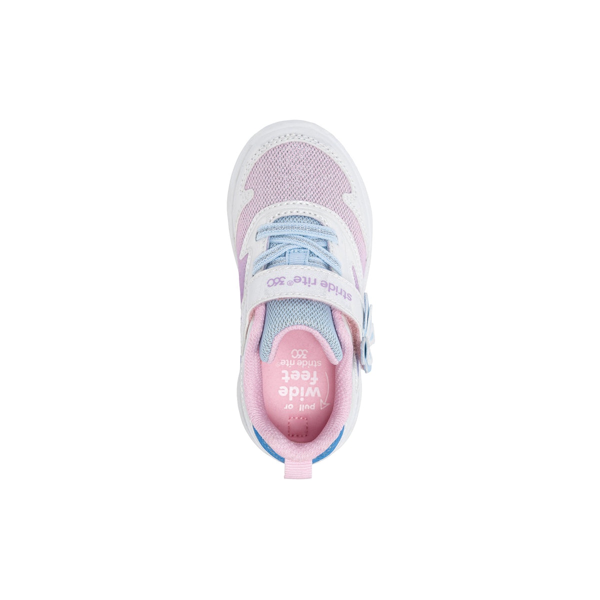 Aurora Lighted Sneaker - Big Kid White Multi