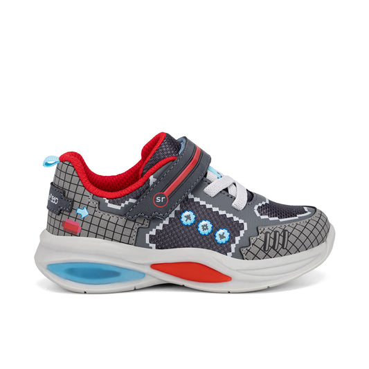 Console Lighted Sneaker - Big Kid Charcoal