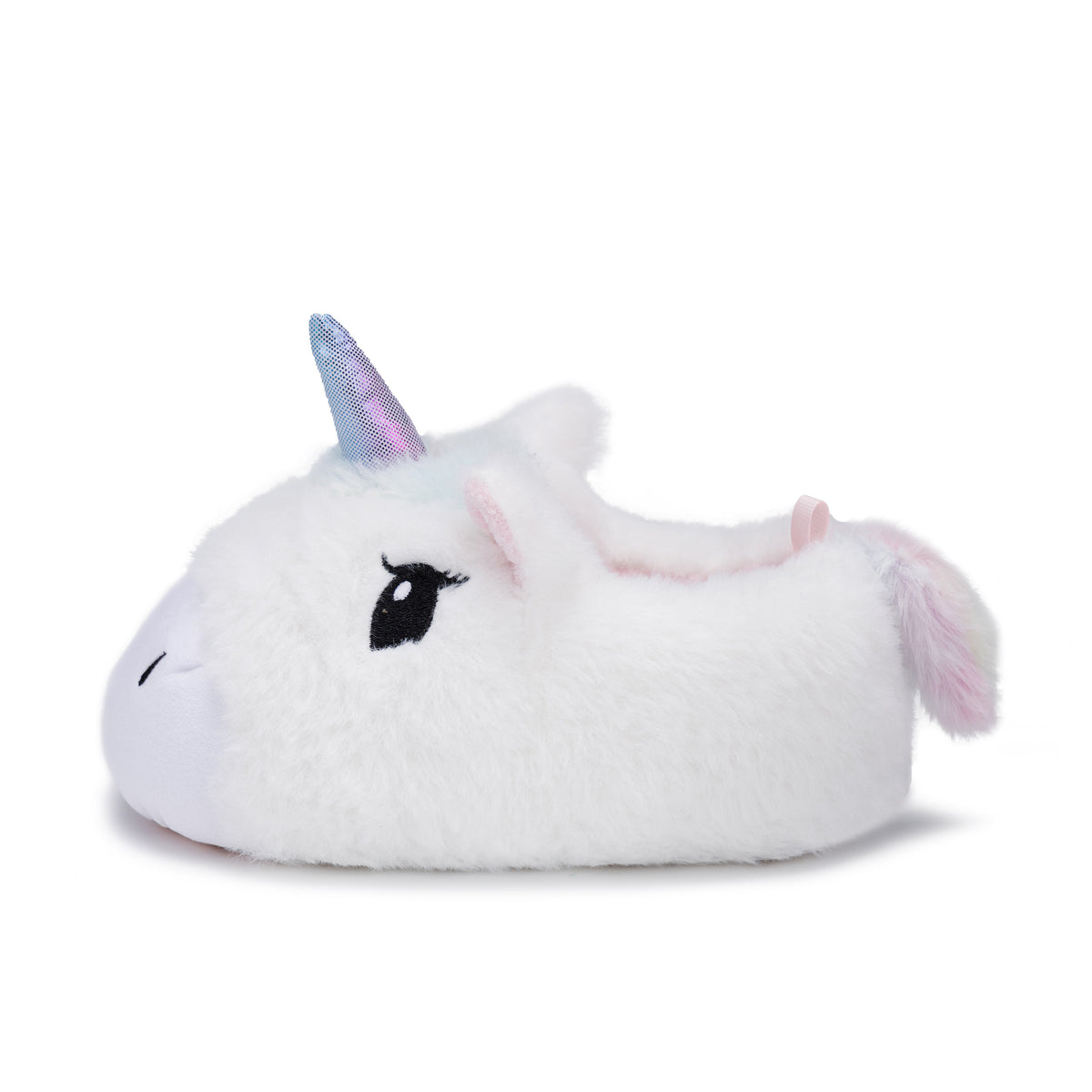 Unicorn Slipper - Big Kids White
