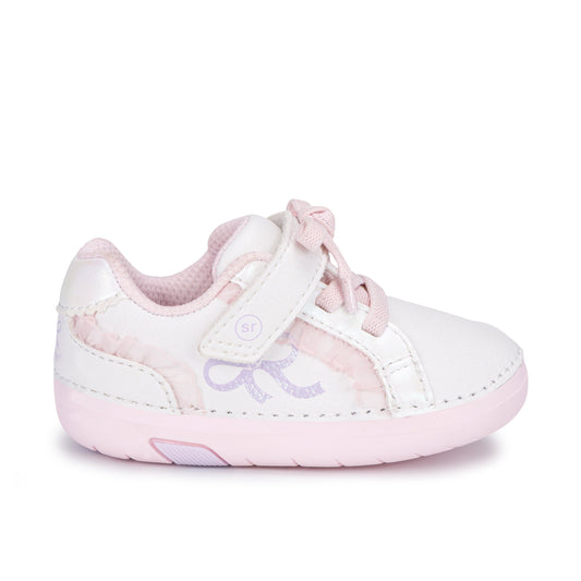 Glimmer Bow Mini Sneaker - Little Kid White/Pink